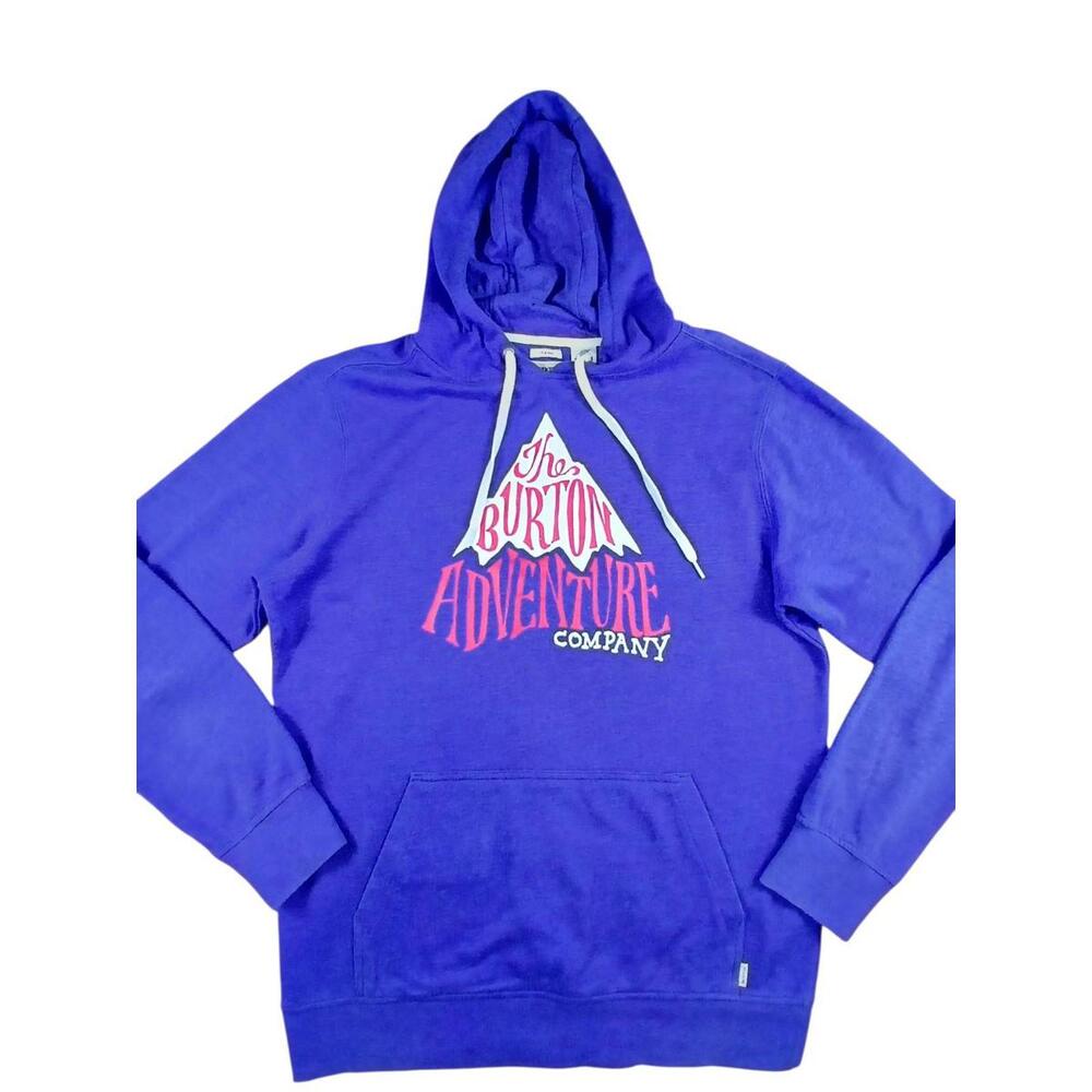 Burton Hoodie Homme Médium Violet /  Men's Burton Purple Oversize Hoodie M